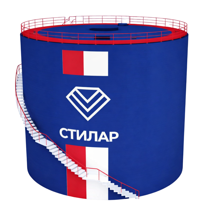 Цельносварной резервуар РВС для технической воды 200 м³ от завода-производителя